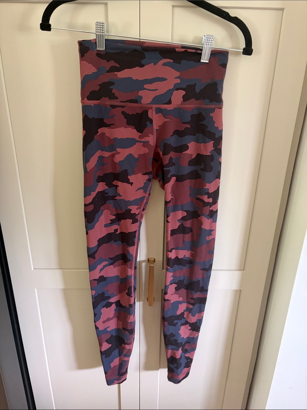 Lululemon wunder train High-Waist Pink Camo Leggings
